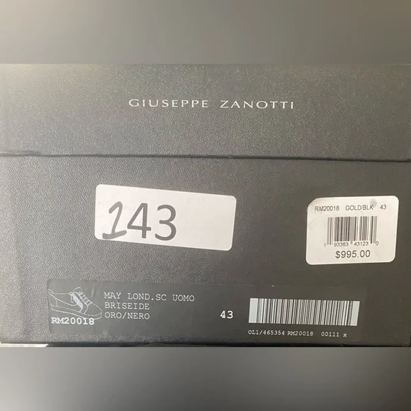 Giuseppe Zanotti, Size 10, Gold - Picture 6 of 6